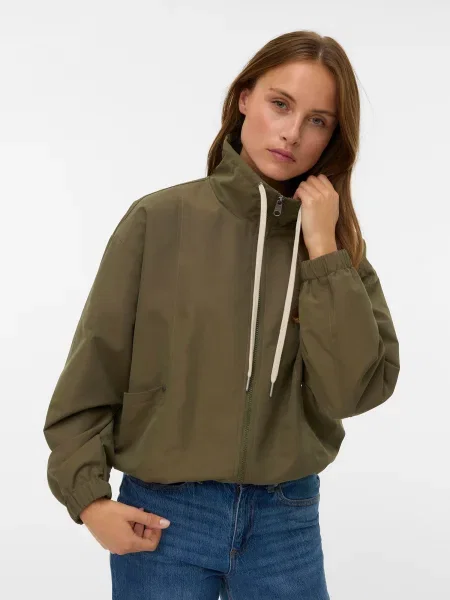 VERO MODA Geacă de primăvară-toamnă VMDORA oliv
