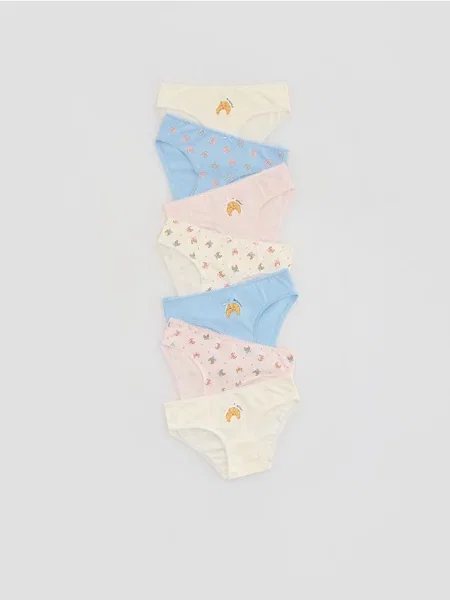 Reserved majtki 7 pack wielobarwny
