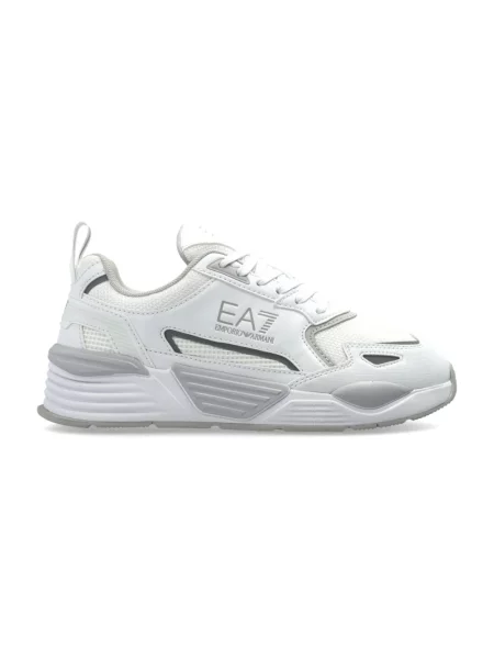 Sneakersy Emporio Armani Ea7 skórzane białe