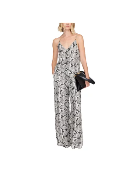 Lniany wielobarwność top Anine Bing