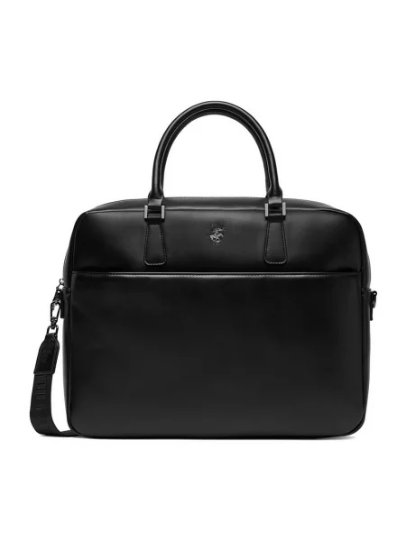Torba na laptopa Beverly Hills Polo Club czarna