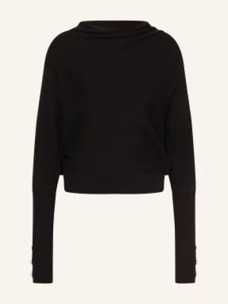 Barbour International Sweter Nia schwarz czarny