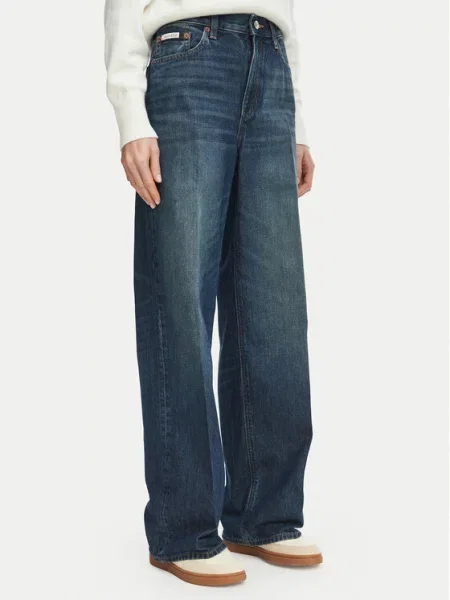 Calvin Klein Jeans Farmer Baggy Fit kék