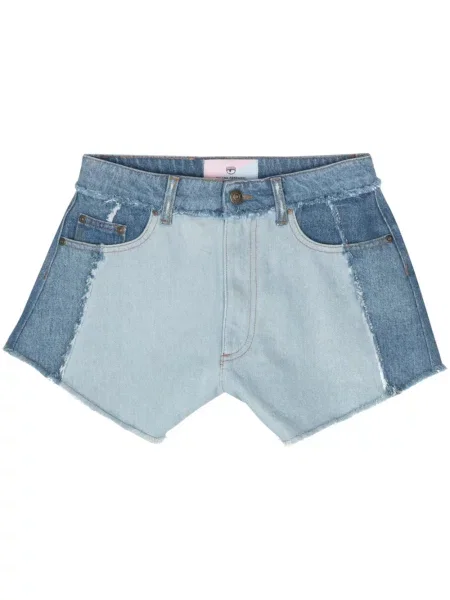 Pantaloni scurți din denim Chiara Ferragni albastru