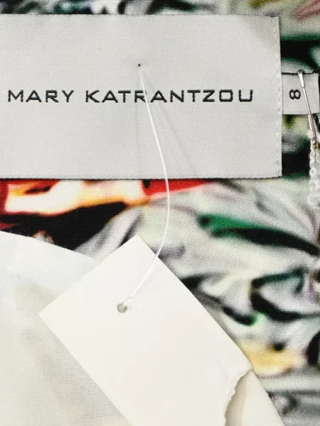 Rochie Mary Katrantzou fără mâneci alb