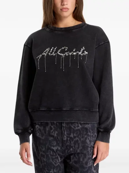 Colier Allsaints cu paiete negru
