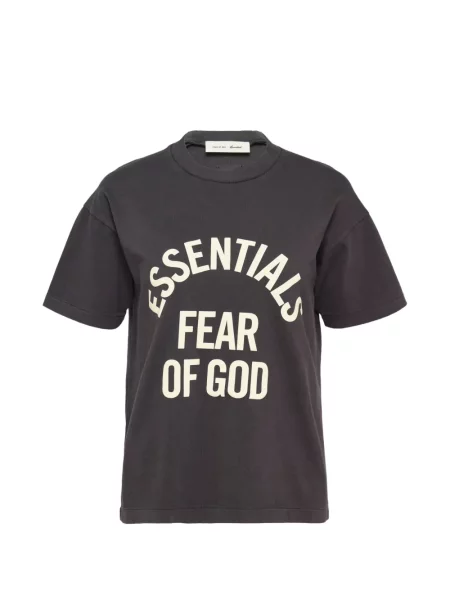 Tricou Fear Of God Essentials cu imagine gri