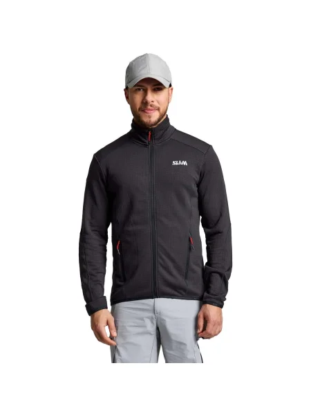 Hanorac din fleece Slam din fleece gri