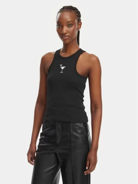 HUGO Топ Dimartini B чорний