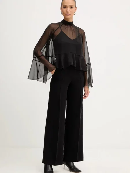 Блузка Twinset однотонна чорний