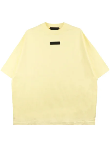 Tricou Fear Of God Essentials cu aplicații galben