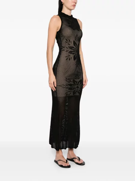 Rochie maxi Twinset de costum negru