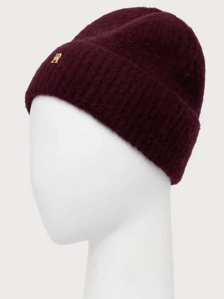 TOMMY HILFIGER Căciulă Elevated Chic bordeaux roșu