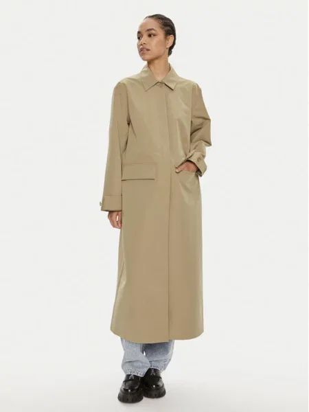 Prehodni plašč Calvin Klein Jeans bež