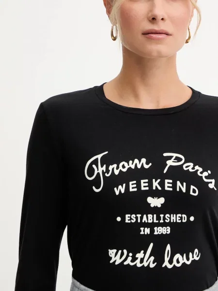 Лонгслів Weekend Max Mara ALIAS чорний