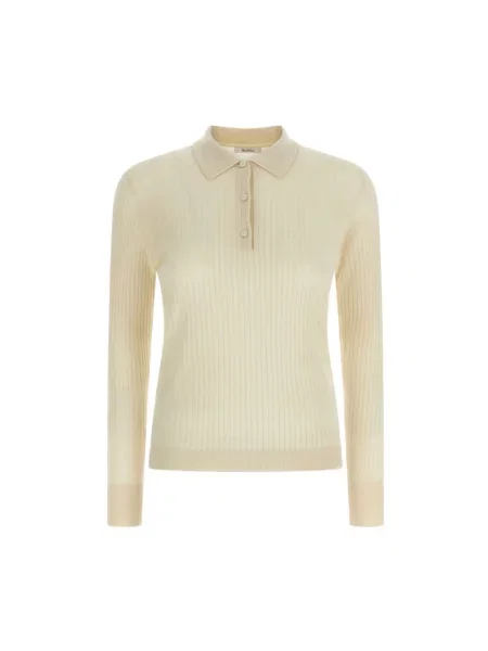 Koszulka polo Max Mara biała