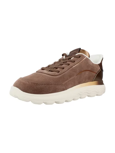Sneakersy Geox brązowe