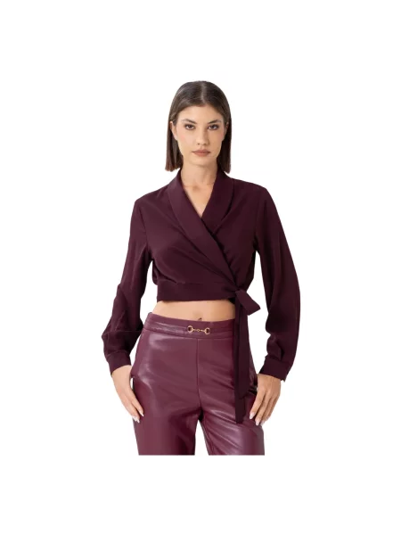 Krótka bluzka Kocca czerwona