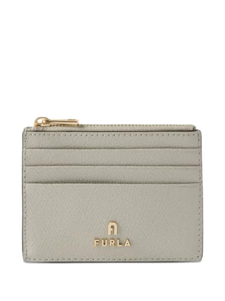 Portofel Furla din piele gri