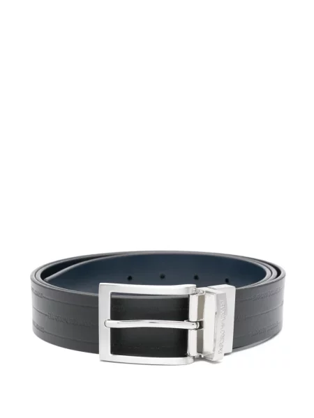Curea Emporio Armani cu autograf negru