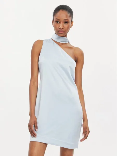 Cocktail obleka Hugo modra