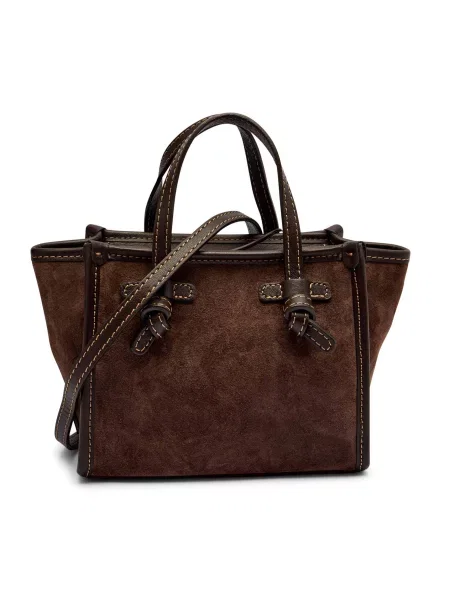 GIANNI CHIARINI Geantă pe umăr MARCELLA | piele întoarsă maro