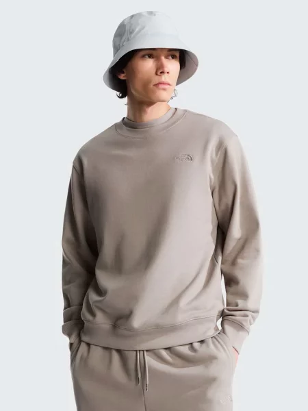 Світшот The North Face M TNF ESSENTIAL TERRY SIMPLE D бавовна/поліестер сірий