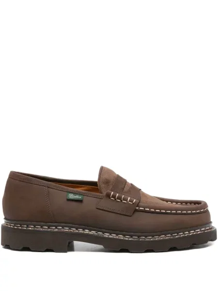 Pantofi loafer Paraboot din piele maro
