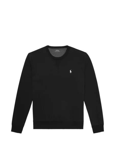 Tricou polo Polo Ralph Lauren cu glugă cu blană cu broderie roșu