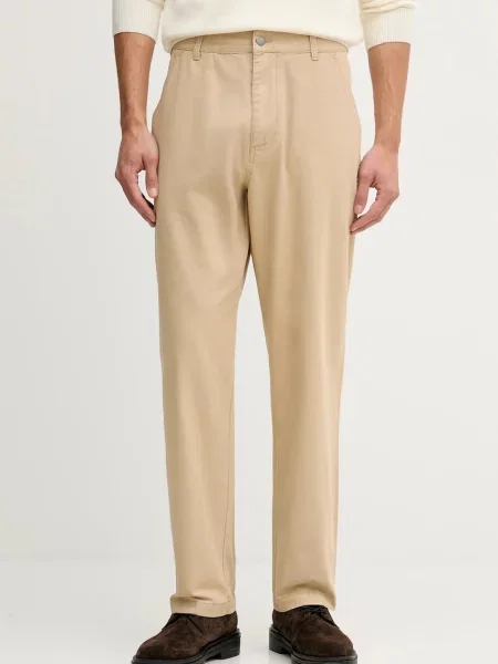 Kalhoty United Colors of Benetton hnědá