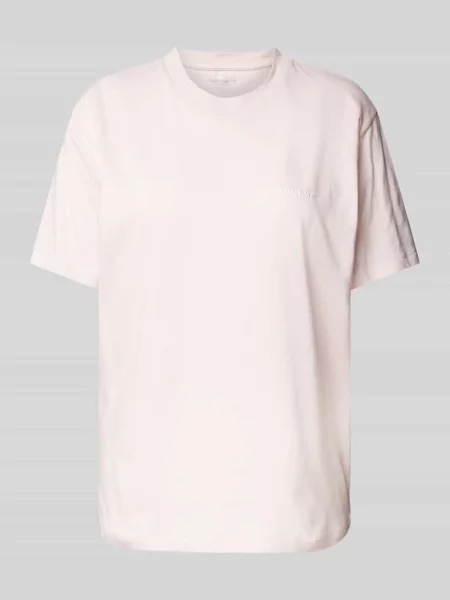 T-shirt z wyhaftowanym logo Carhartt Work In Progress różowa