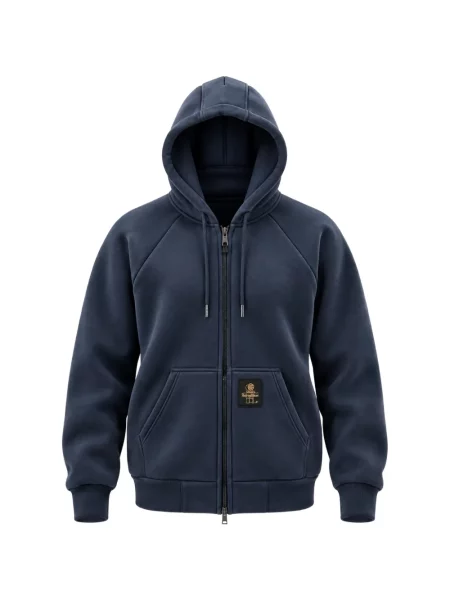 Hanorac cu glugă Refrigiwear din fleece albastru