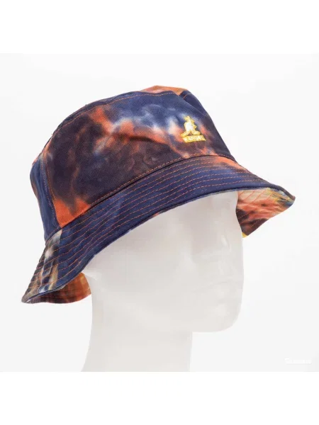 Шапка Kangol с tie-dye ефект червено