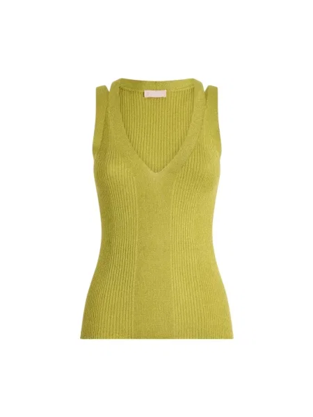Sweter Liu Jo elegancki zielony