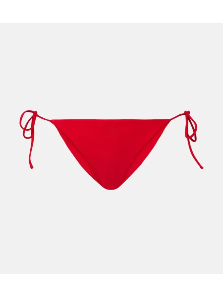 Bikini Jade Swim cu legături roșu