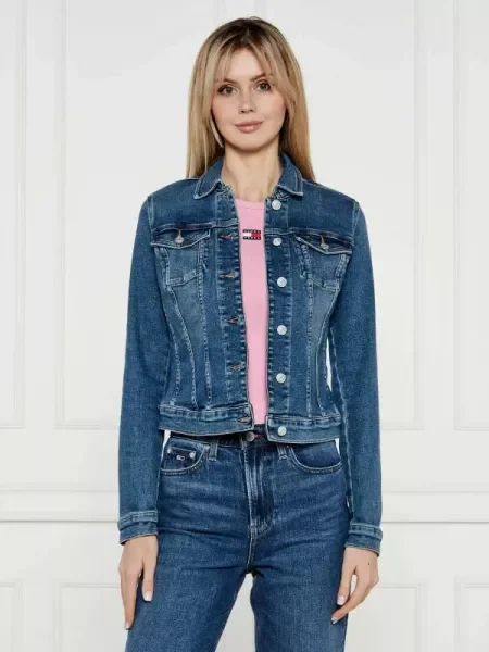 Tommy Jeans Farmer kabát Vivianne kék