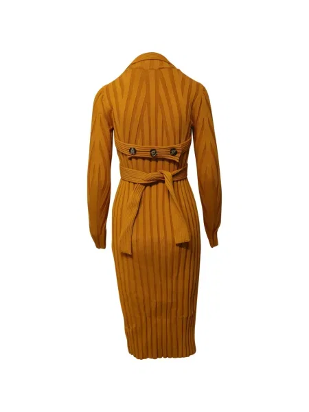 Rochie maxi Proenza Schouler lungă de costum portocaliu
