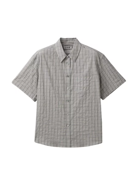 Koszula Coor w kratę beżowa