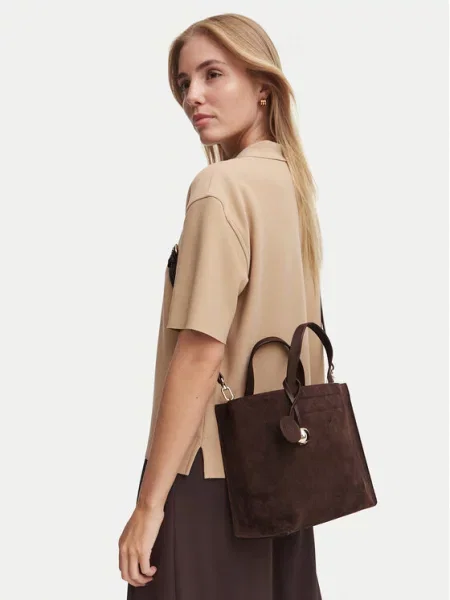 Torbica Furla Divide It S TR Tamno smeđa