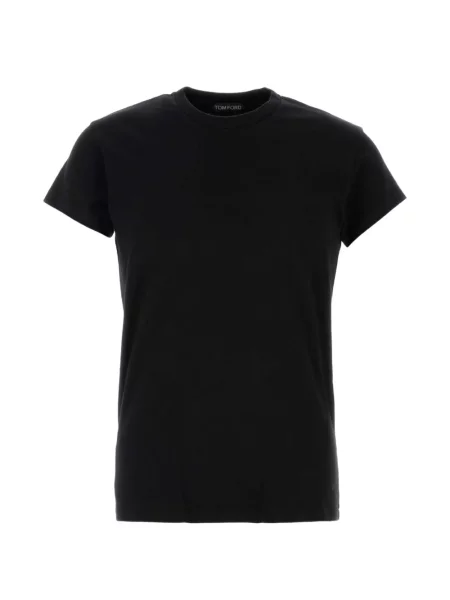 Tricou Tom Ford cu decolteu rotund negru