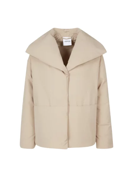 Kurtka puchowa Aspesi beżowa