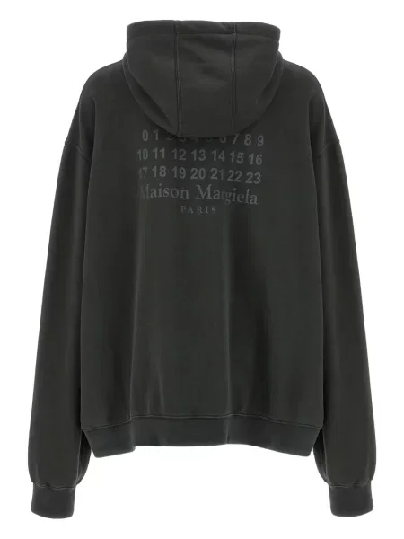 Hanorac cu glugă Maison Margiela cu imagine gri