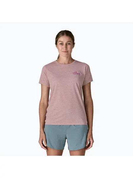 Футболка Patagonia Capilene Cool Daily Shirt Boardshort Logo quiet violet