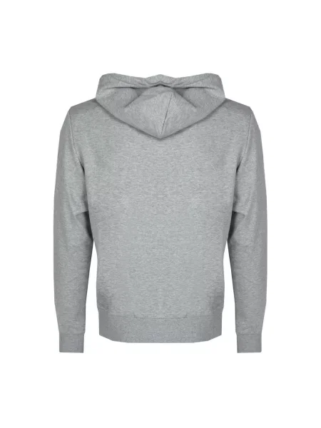 Bluza z kapturem Diesel z kapturem szara