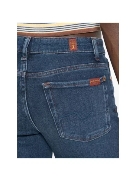 Jeansy 7 For All Mankind niebieskie