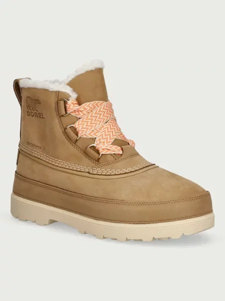 Pantofi Sorel din piele maro