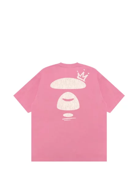 Tricou Aape By A Bathing Ape cu imagine roz