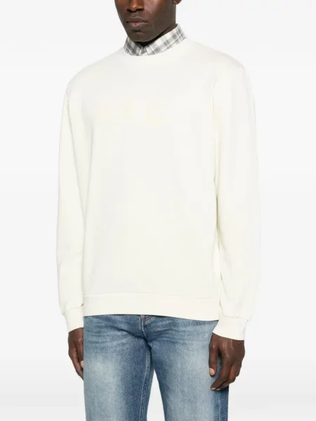 Hanorac crewneck A.p.c. galben