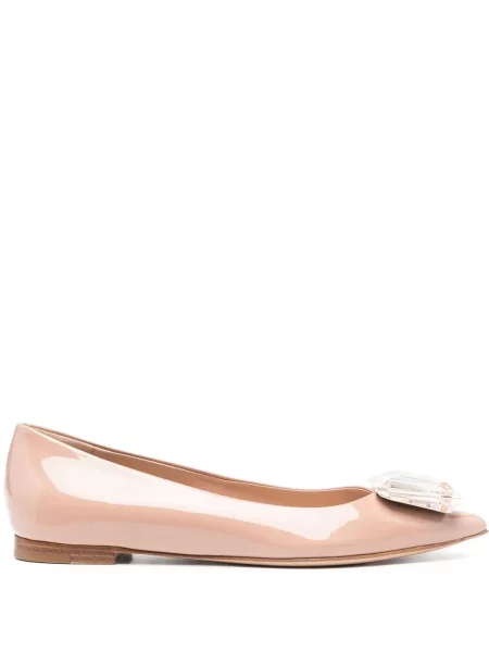 Pantofi cu toc Gianvito Rossi de cristal