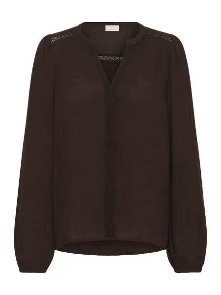Kaffe Bluză KAStine Amber închis maro